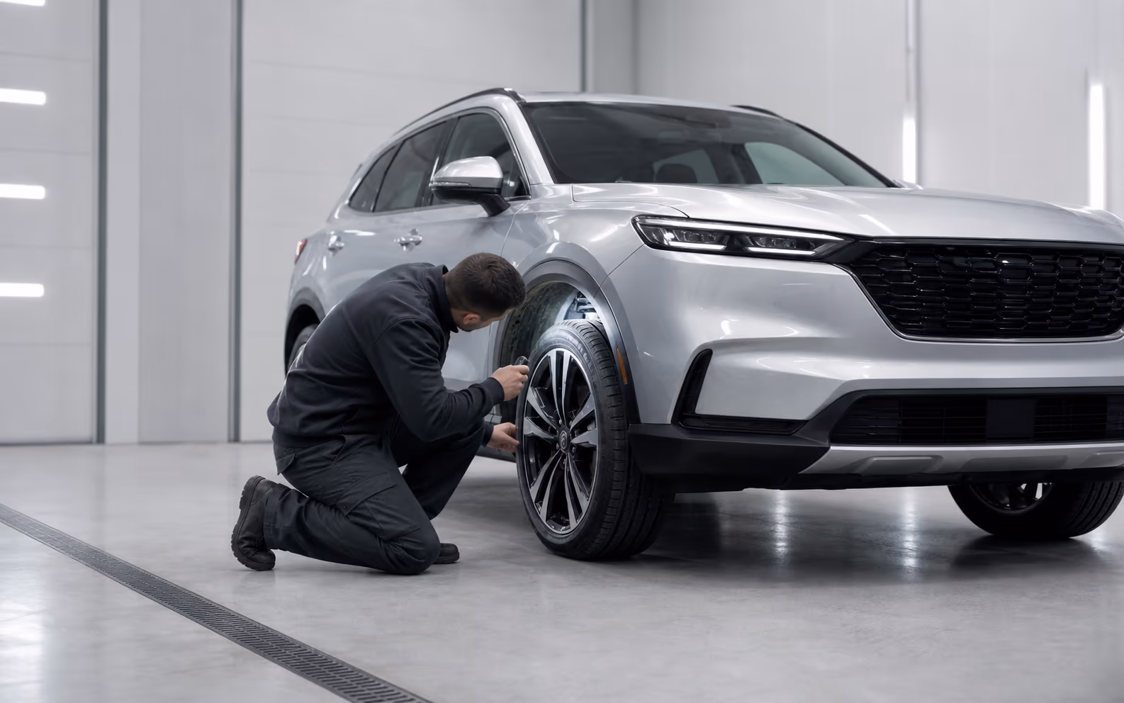 Осмотр автомобиля в Китае